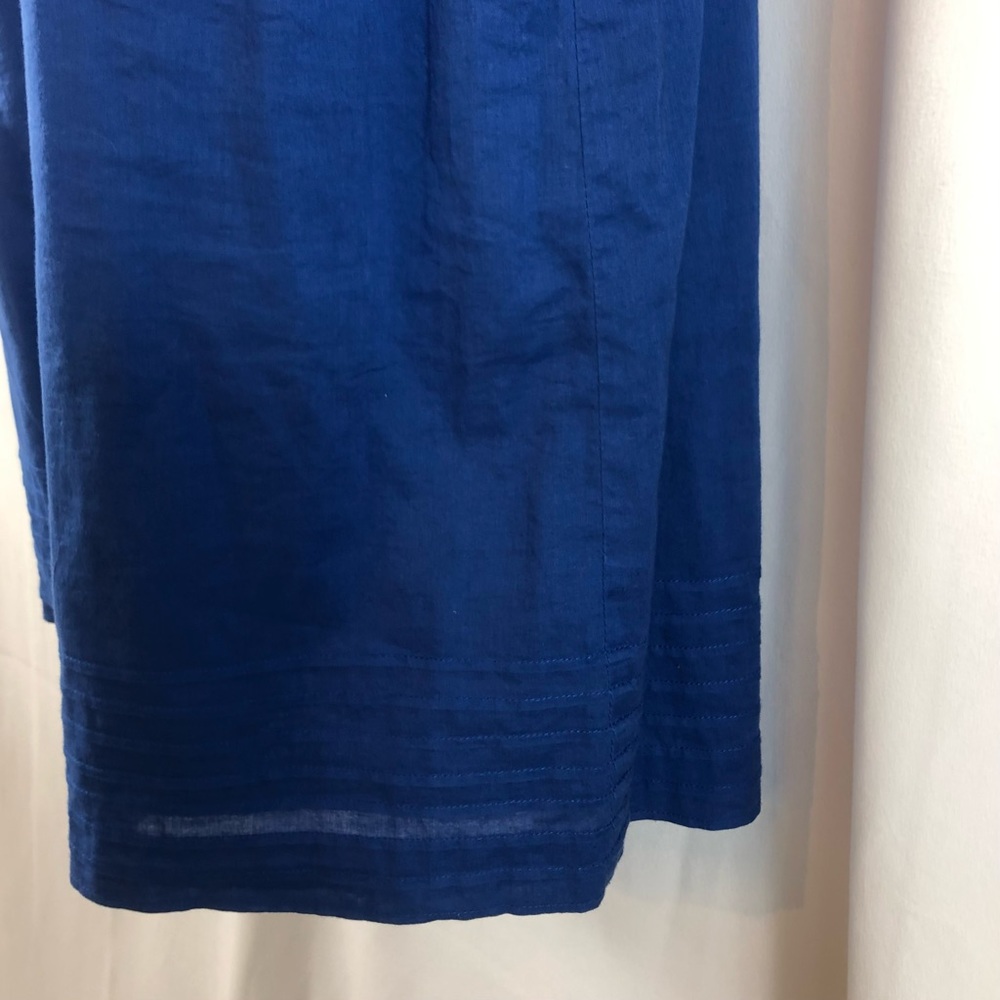 Maeve Anthropologie Cotton embellished sleeveless dress pockets 8 - Picture 8 of 16